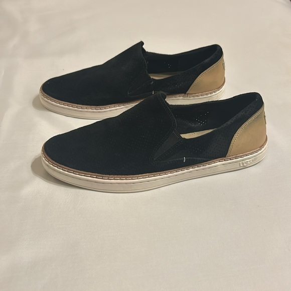 UGG Shoes - UGG Adley Black Suede Slip On Sneakers Shooes